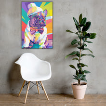 Load image into Gallery viewer, Custom Dog Pet Canvas On Wall Colourful