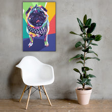 Load image into Gallery viewer, Cute Dog Custom Pet Portrait On Wall