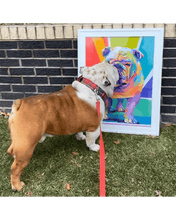 Load image into Gallery viewer, Printing With Paws Custom Pet Poster Frame Dog