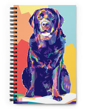Load image into Gallery viewer, Personalized Colourful Pet Notebook Dog