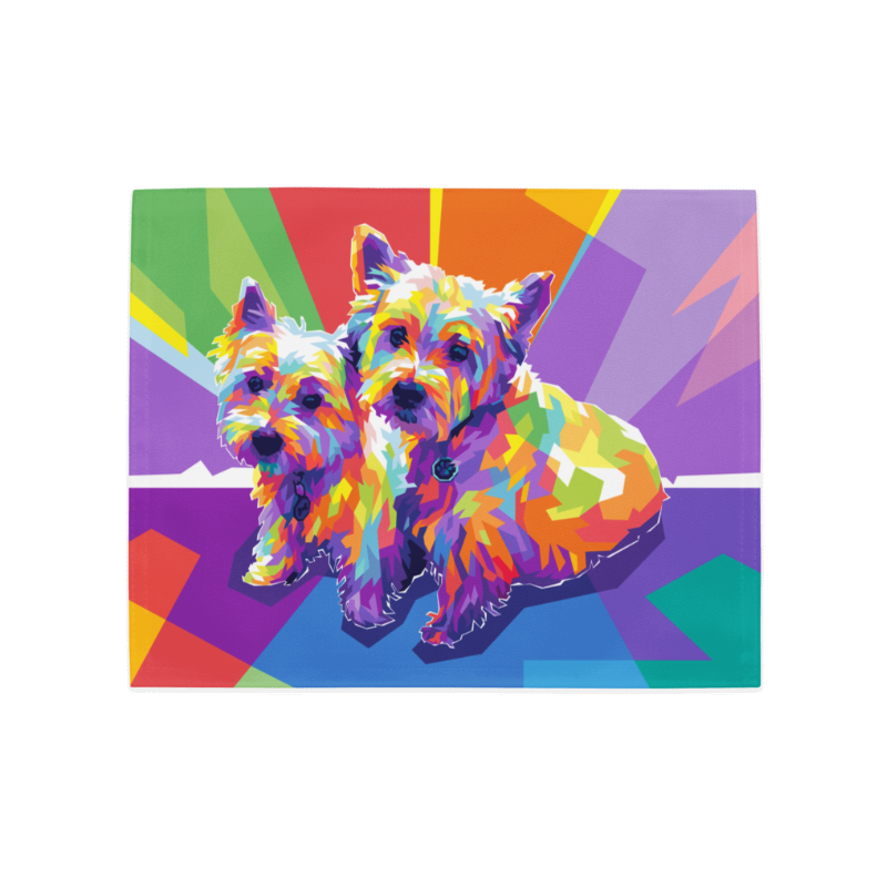 Custom Pet Placemats Set 4