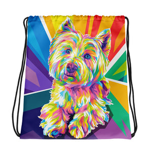 Personalized Drawstring Pet Bag