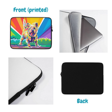 Load image into Gallery viewer, Personalized Pet Laptop Sleeve Dog Colourful