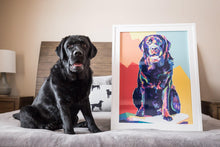 Load image into Gallery viewer, Personalized Pet Poster Dog on Bed