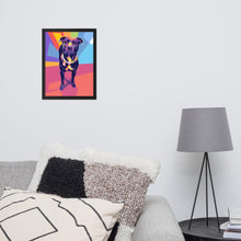 Load image into Gallery viewer, Personalized Custom Pet Poster Framed
