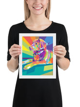 Load image into Gallery viewer, Personalized Pet Poster Framed White