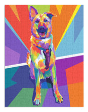 Load image into Gallery viewer, Custom Pet Puzzle Dog Colourful